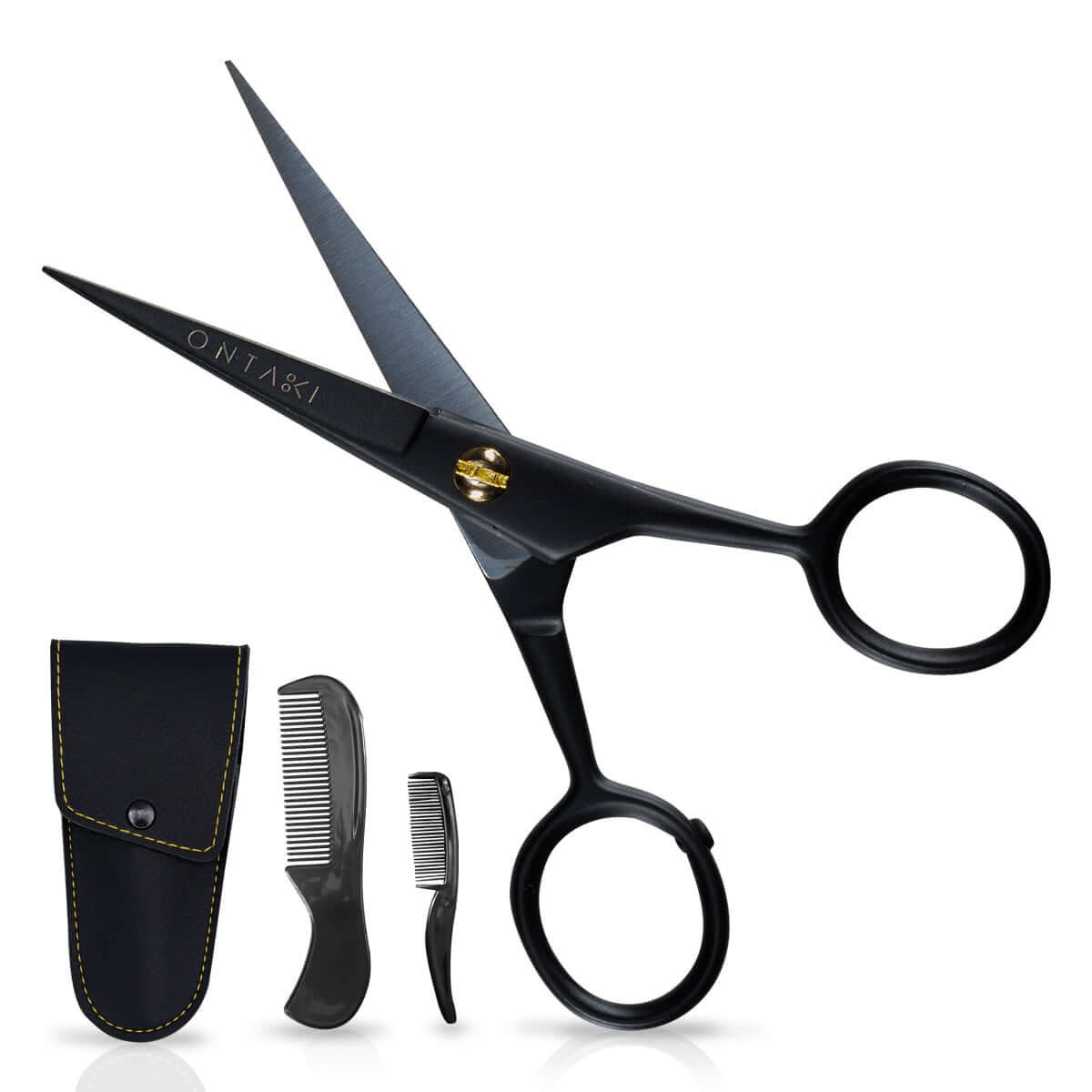 German Steel Beard & Mustache Scissors (5")