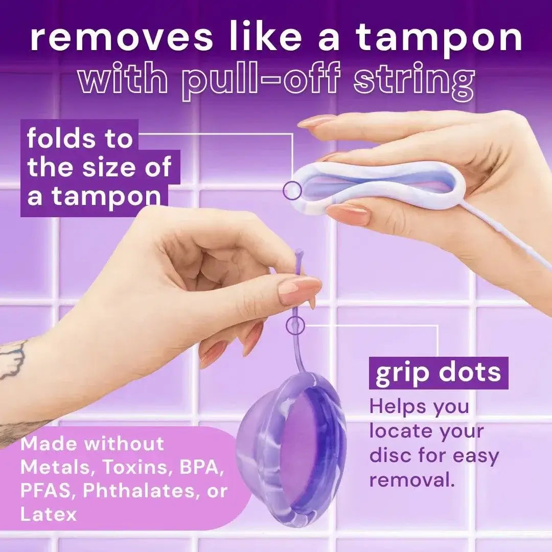 Menstrual Discs with String
