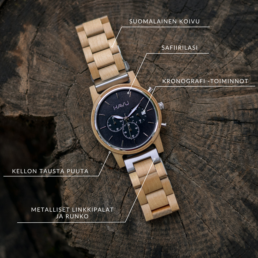 Harju - (44mm) Men's wristwatch