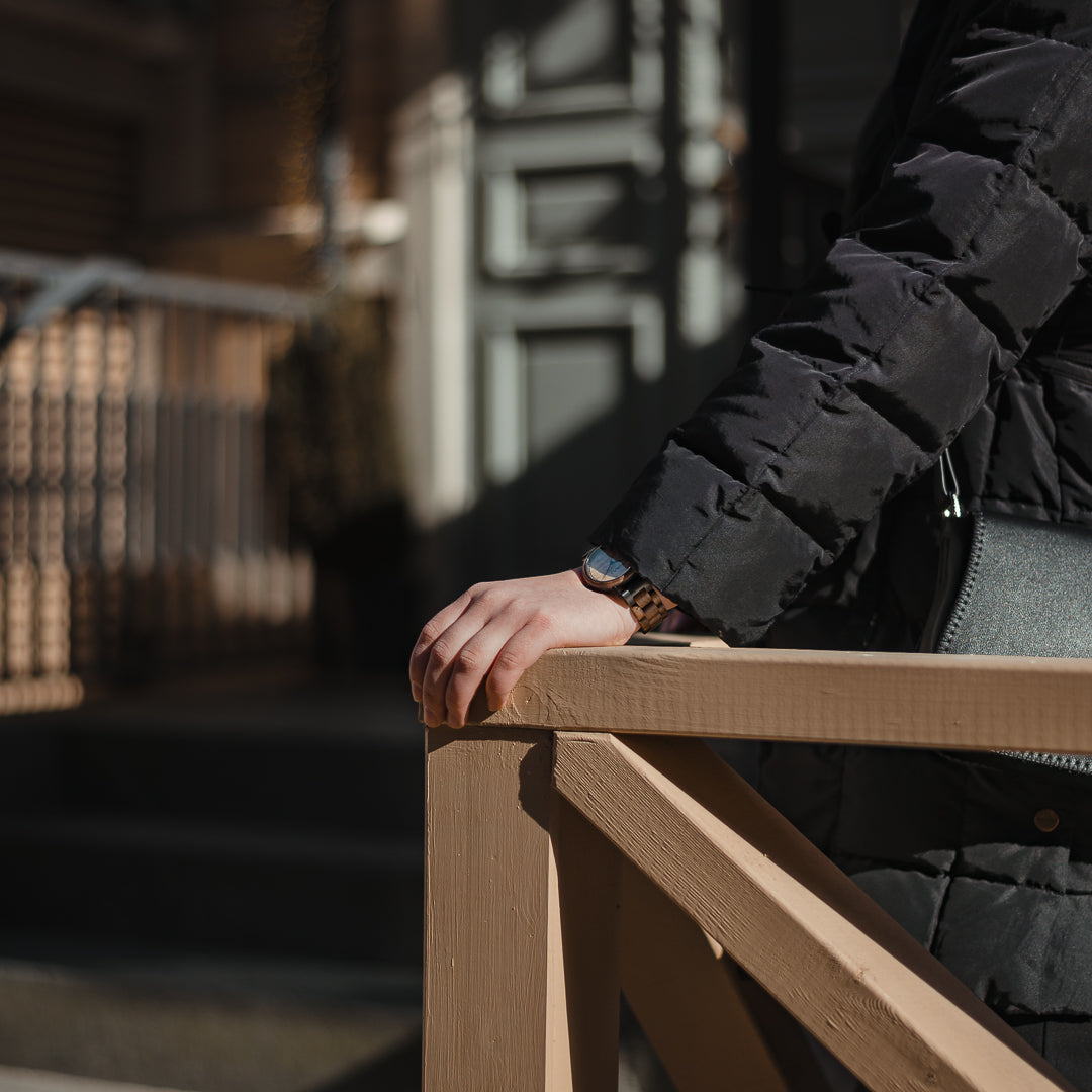 Aava (42 mm)
Crafted from Finnish Curly Birch