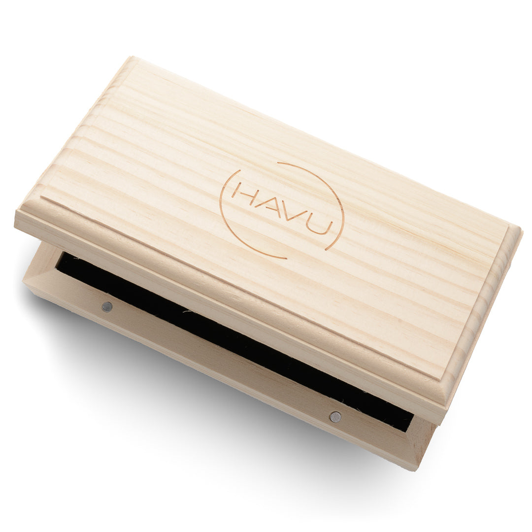 Wooden bow - Curly birch, white