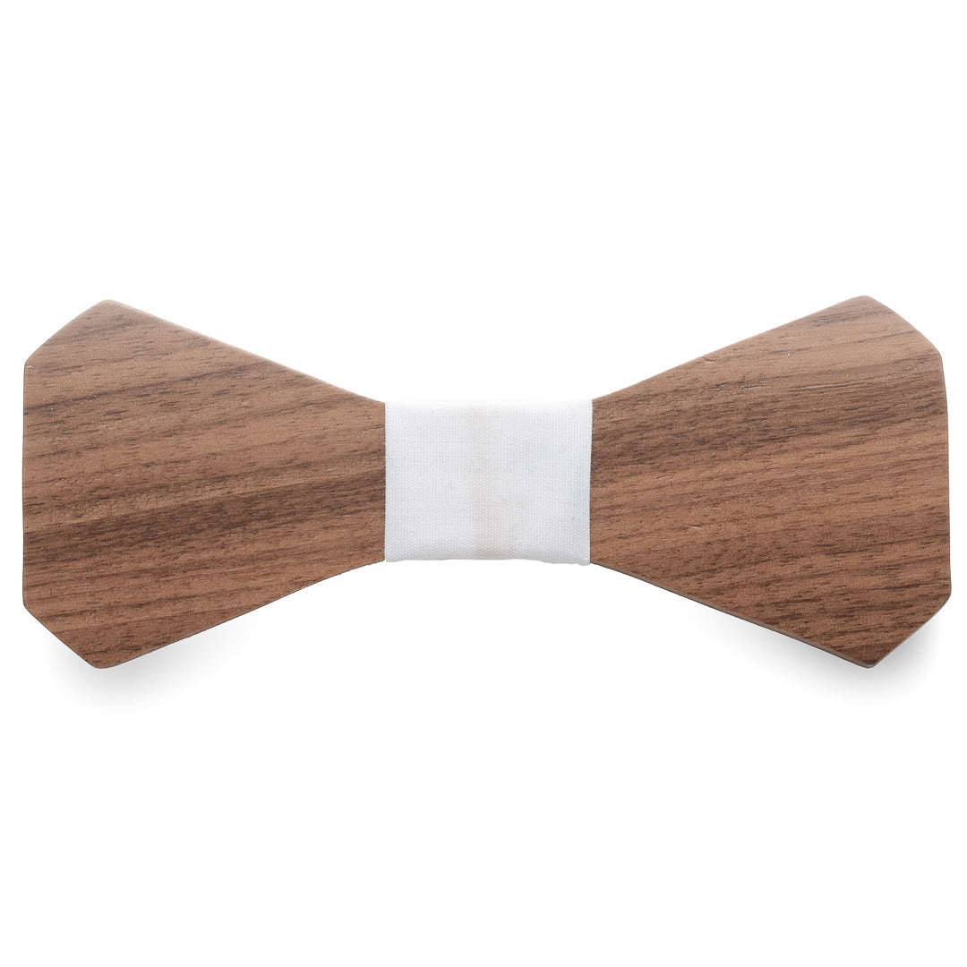 Wooden bow - Walnut, white