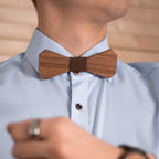 Wooden bow - Walnut, brown