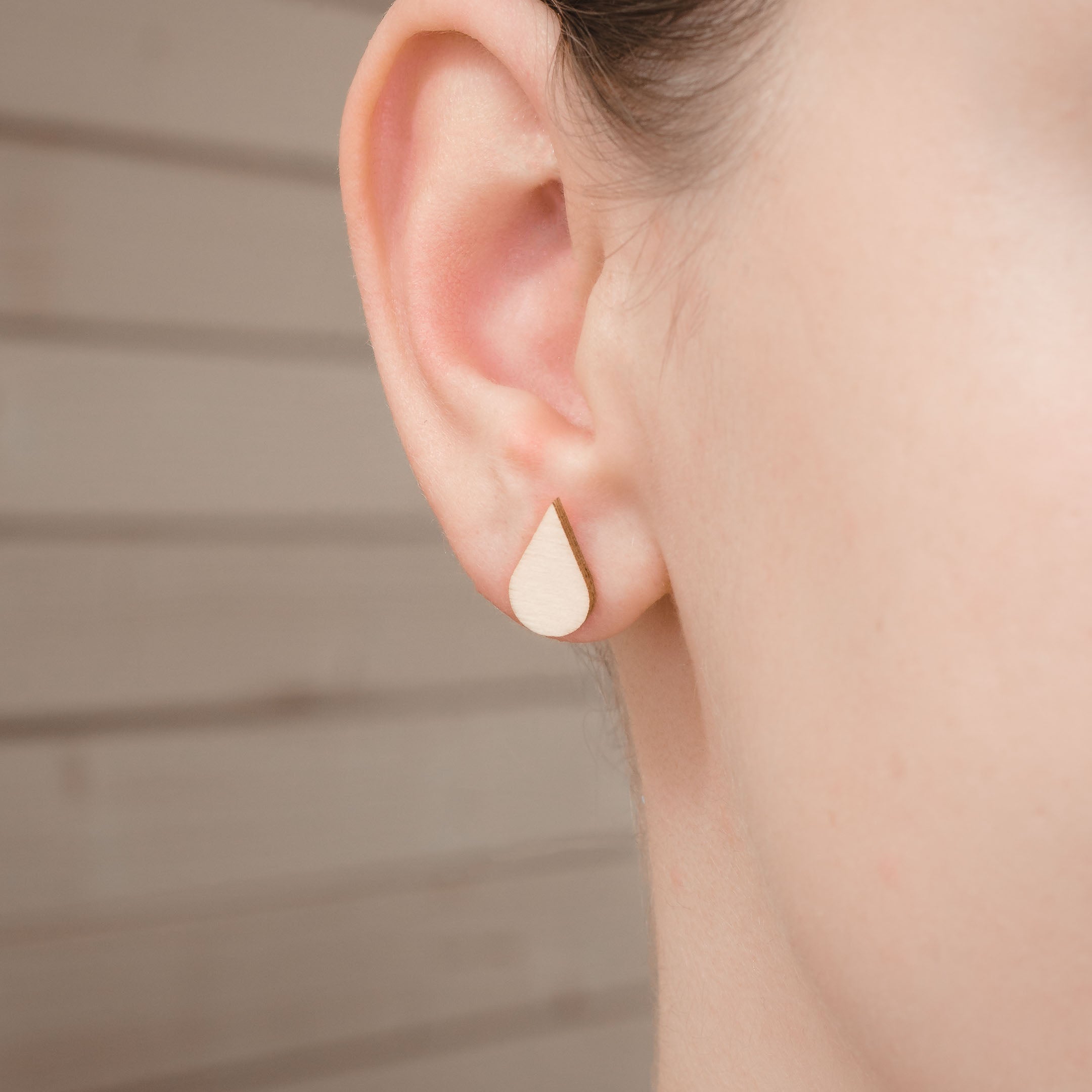 Wooden earrings - Tippa