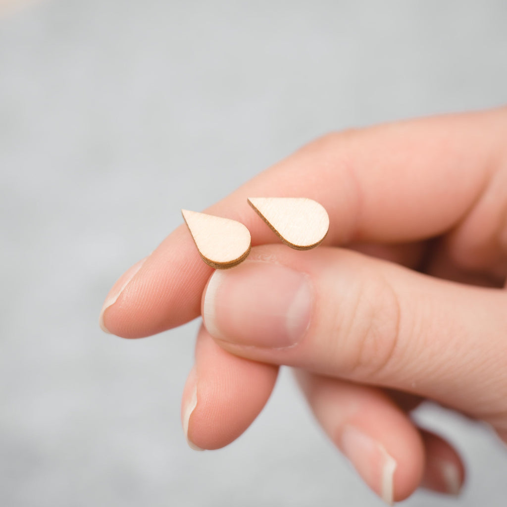 Wooden earrings - Tippa