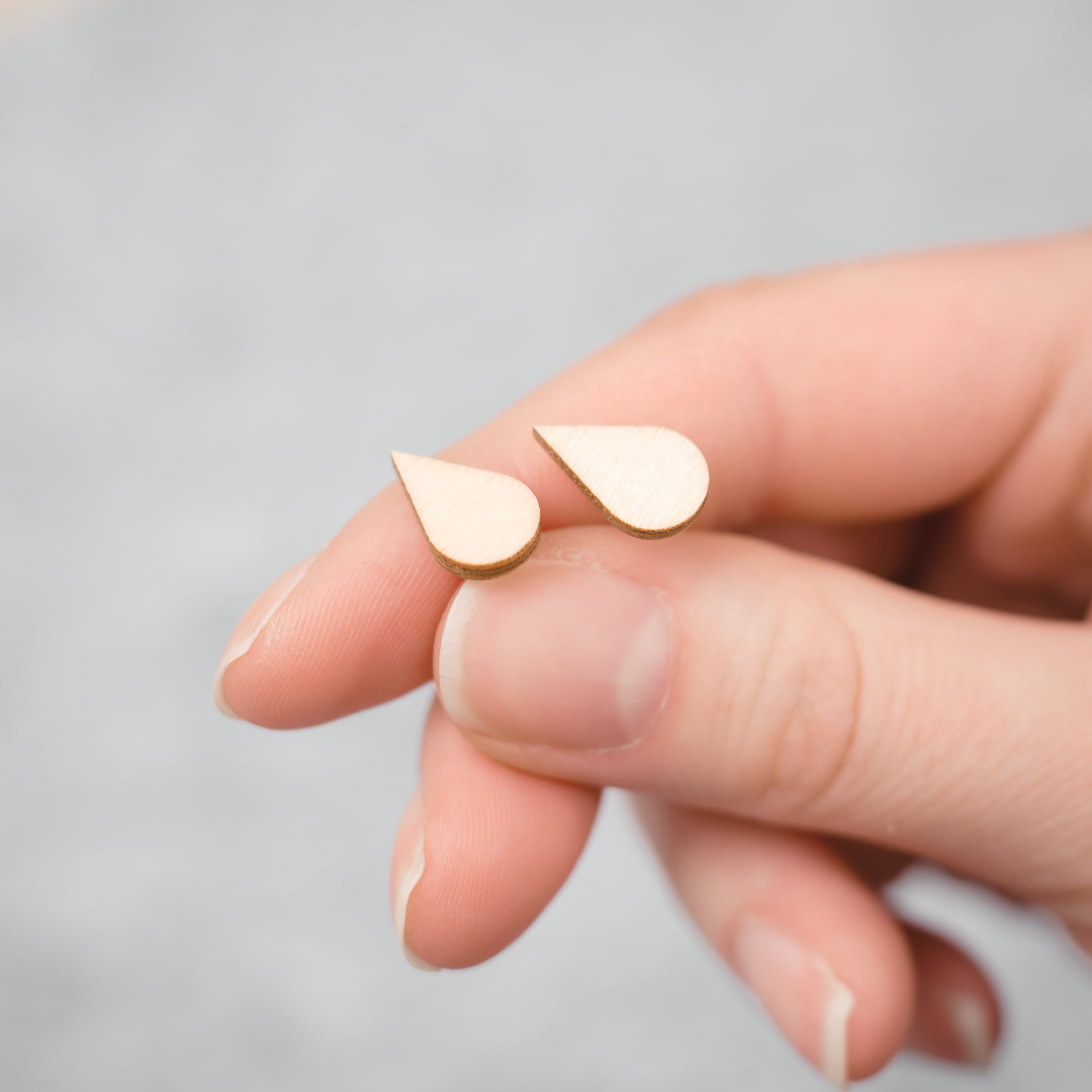 Wooden earrings - Tippa