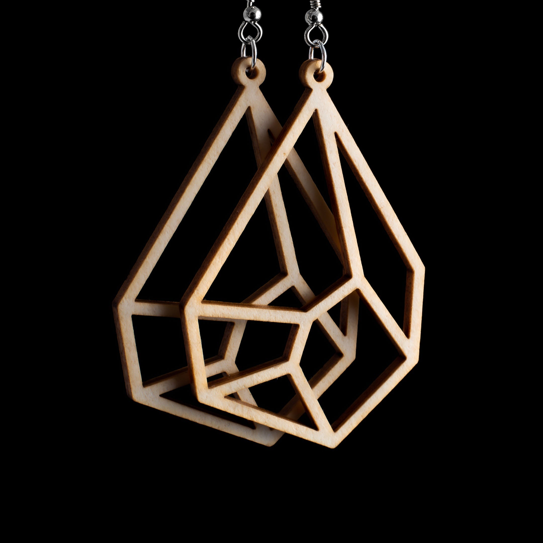 Wooden earrings - Lähde