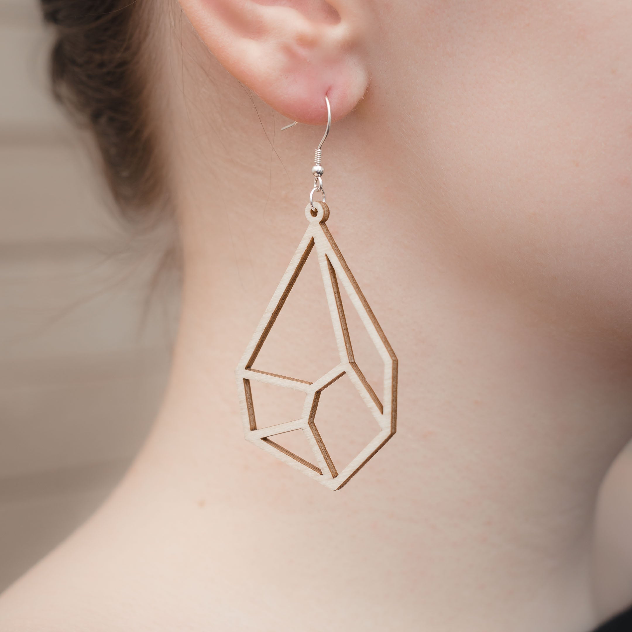 Wooden earrings - Lähde