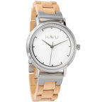 Kielo - Women's wristwatch (32mm) Crafted from Finnish Curly Birch