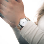 Kielo - Women's wristwatch (32mm) Crafted from Finnish Curly Birch