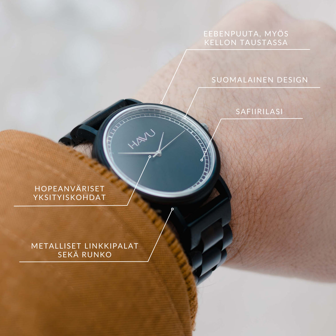Virta - (38mm) Wristwatch, Unisex