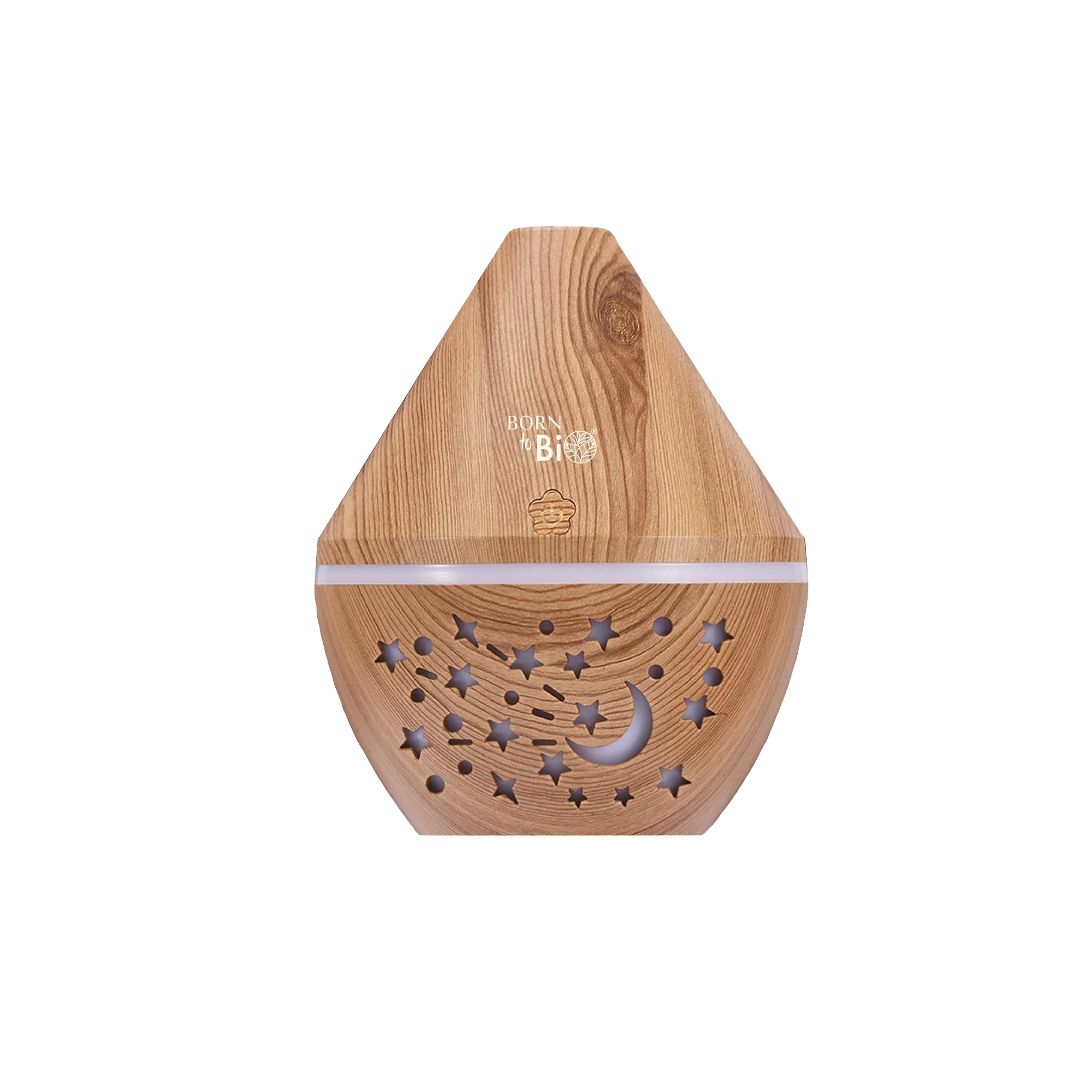 Compact Light Wood Diffuser & Humidifier – 120 ml