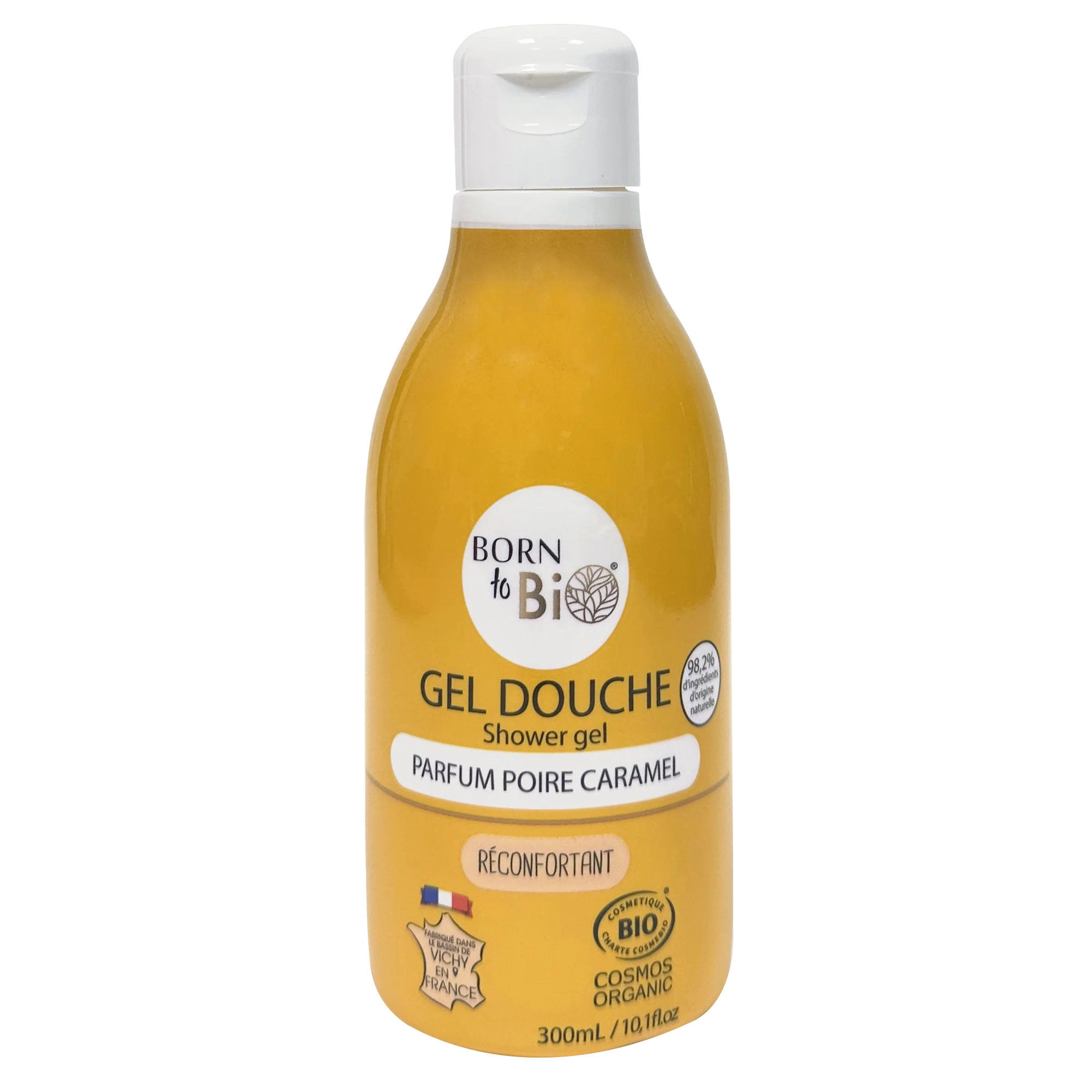 Organic ♻️ Pear Caramel Shower Gel – Certified Organic, 300ml