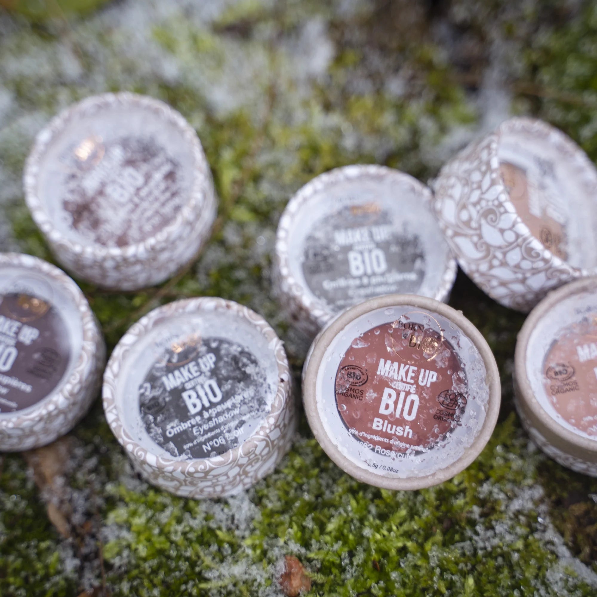 Certified Organic Eye Shadows - 6 colours