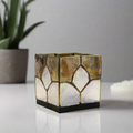 Capiz Tealight Candle Holder | Geometric - Square