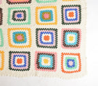 Crochet Multicolor Granny Blanket Throw