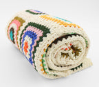 Crochet Multicolor Granny Blanket Throw