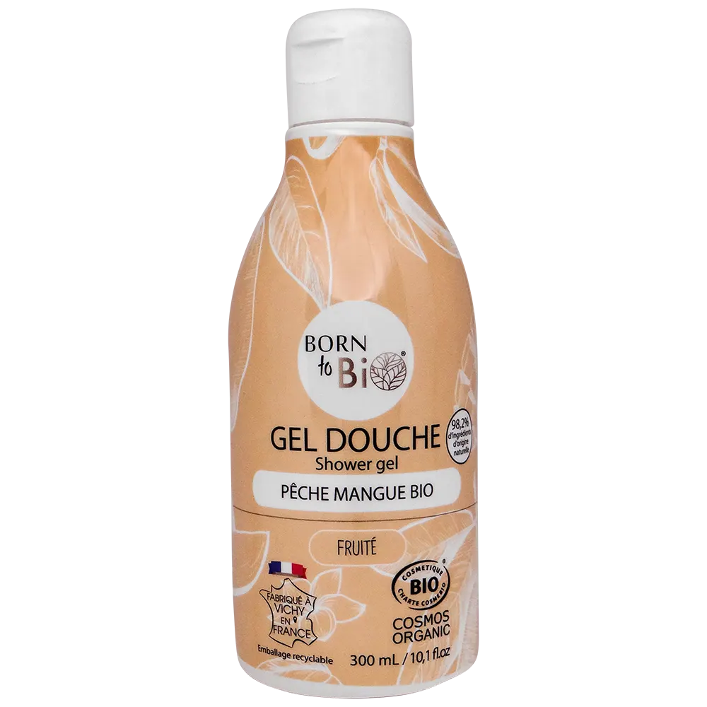 Organic ♻️ Peach Mango Shower Gel – Certified Organic, 300ml