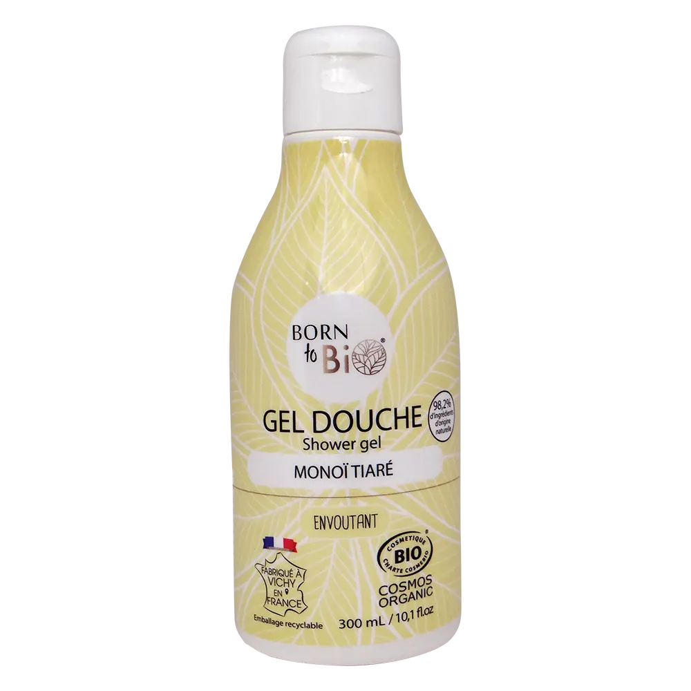 Organic ♻️ Monoi Tiaré Shower Gel – Certified Organic, 300ml