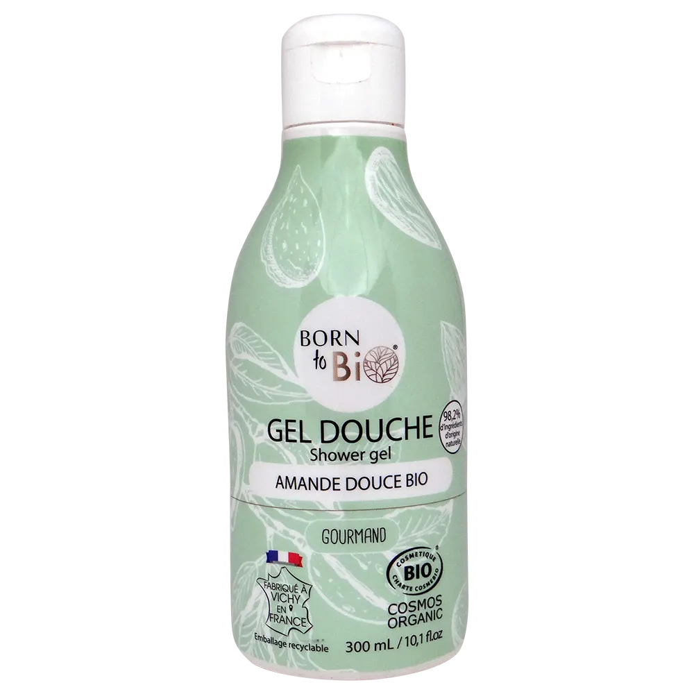 Organic ♻️ Sweet Almond Shower Gel – Certified Organic, 300ml