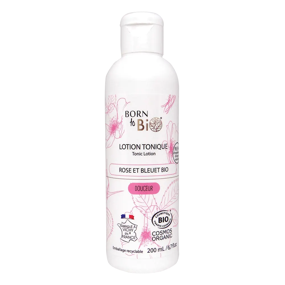 Rose and Cornflower Toning Lotion - Certified organic