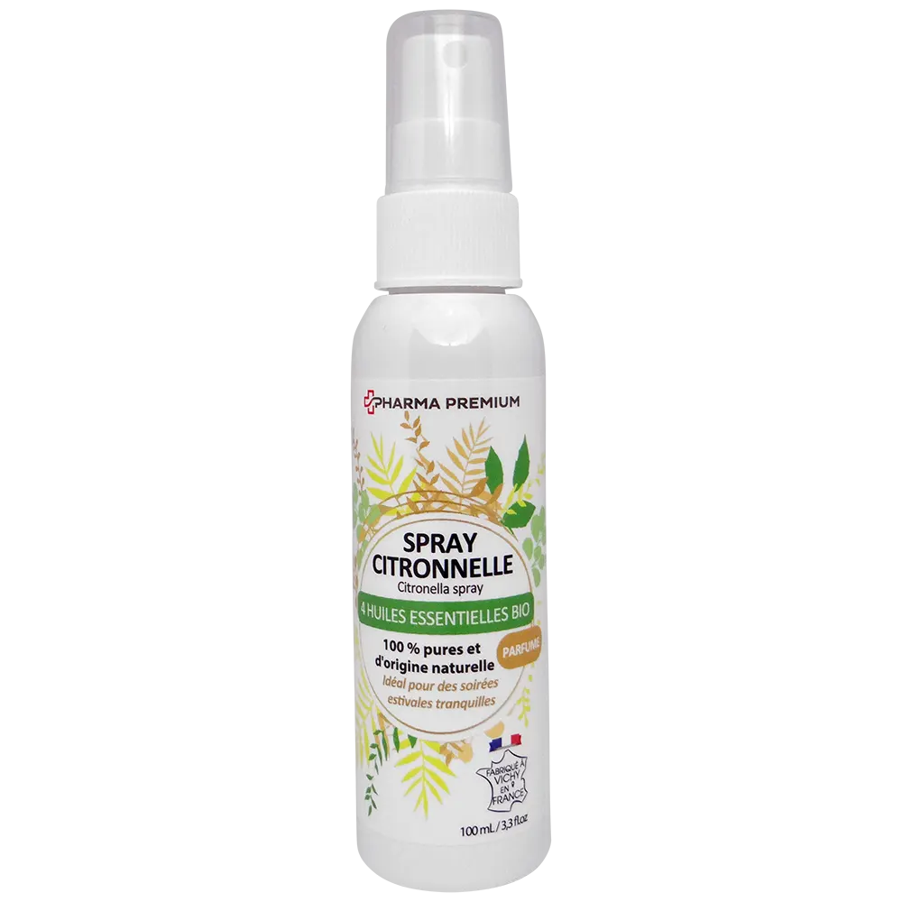 Lemongrass Spray with 4 Organic Essential Oils