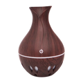 Dark wood-look essential oil diffuser & humidifier, 130ml