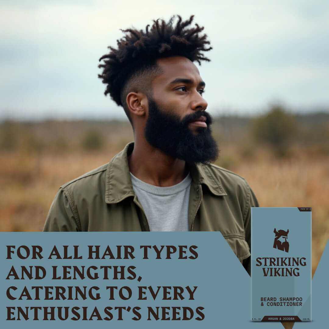 Beard Shampoo & Conditioner Cologne - Argan & Jojoba Oil