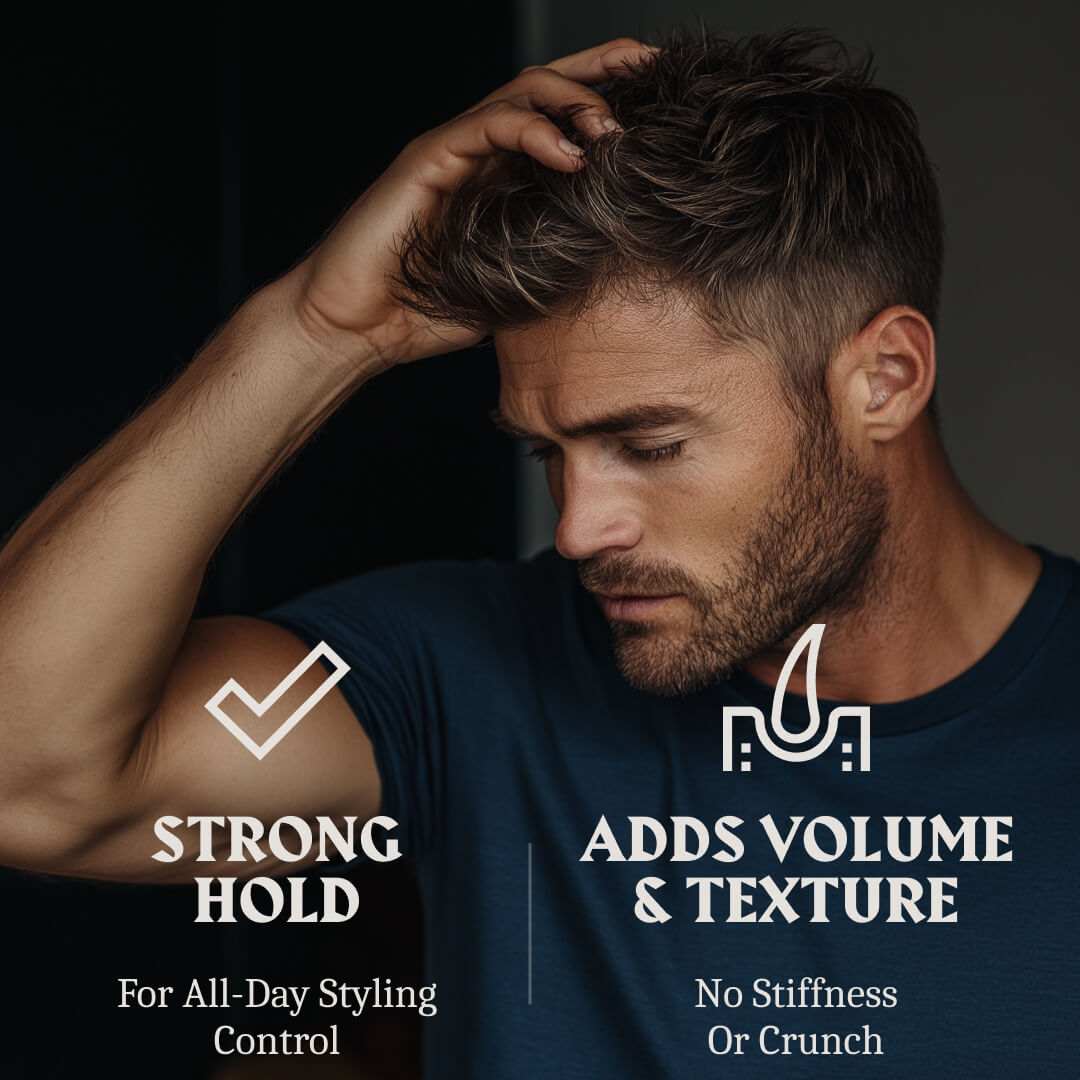 Hair Styling Powder for Men - Strong Hold - Vanilla
