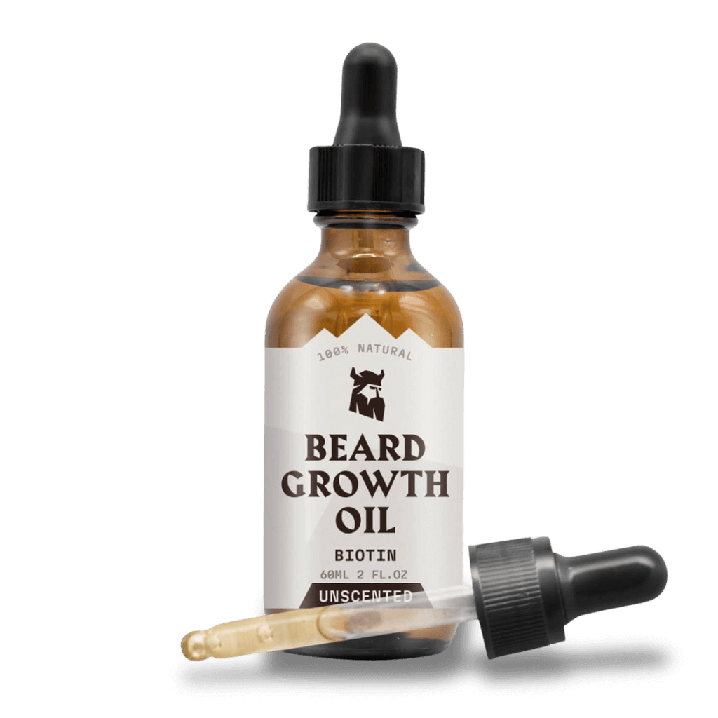 Beard Growth Oil Biotin for Men - Unscented