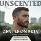Beard Growth Oil Biotin for Men - Unscented