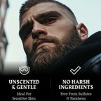 Beard Shampoo & Beard Conditioner - Unscented 2 x 300 ml