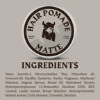 Hair Pomade – Matte Finish - Linen Scent