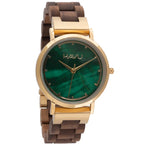 Revontuli - Women's wristwatch (32mm) Walnut Tree