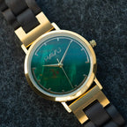 Revontuli - Women's wristwatch (32mm) Ebony