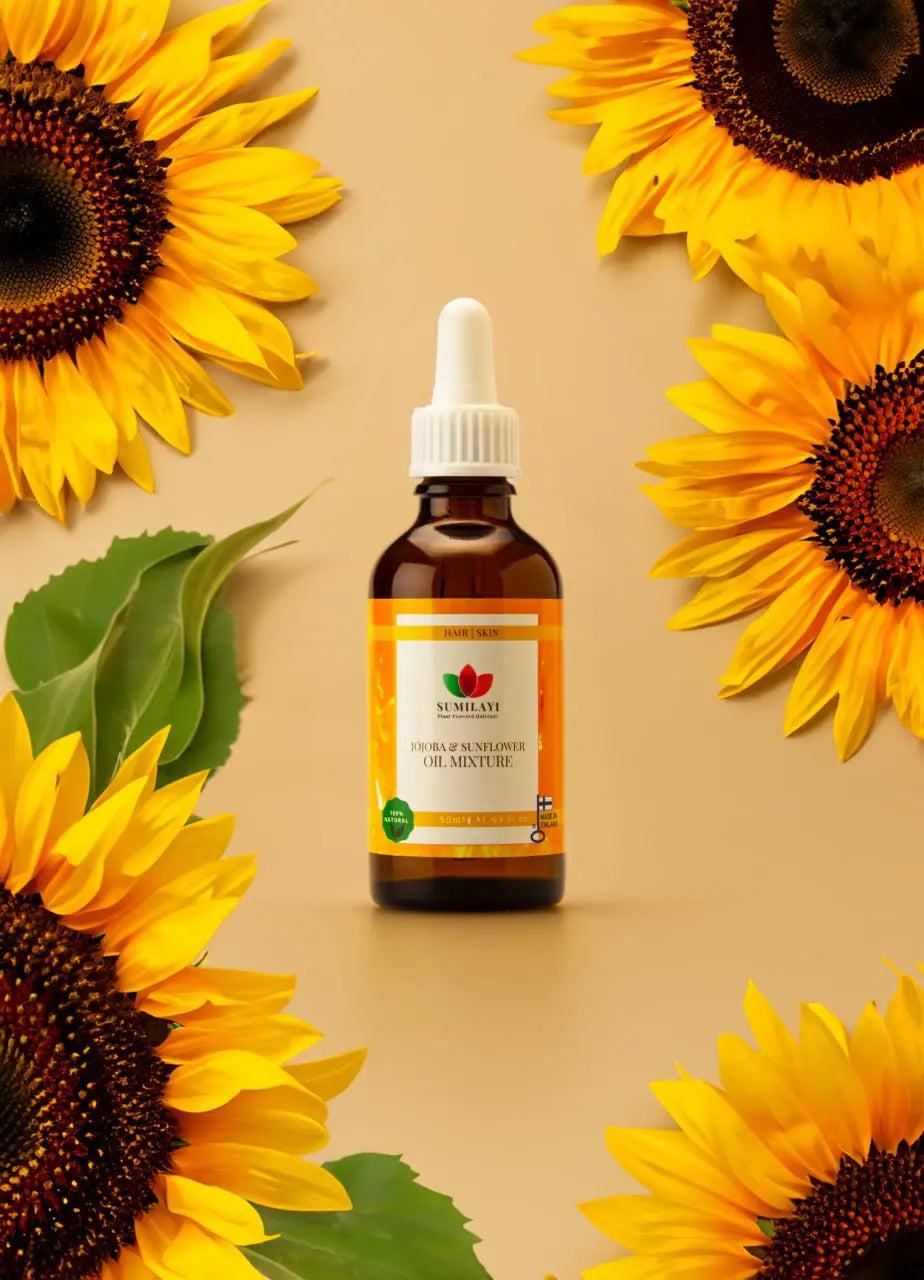 Mezcla de aceites de jojoba y girasol | Cabello y piel