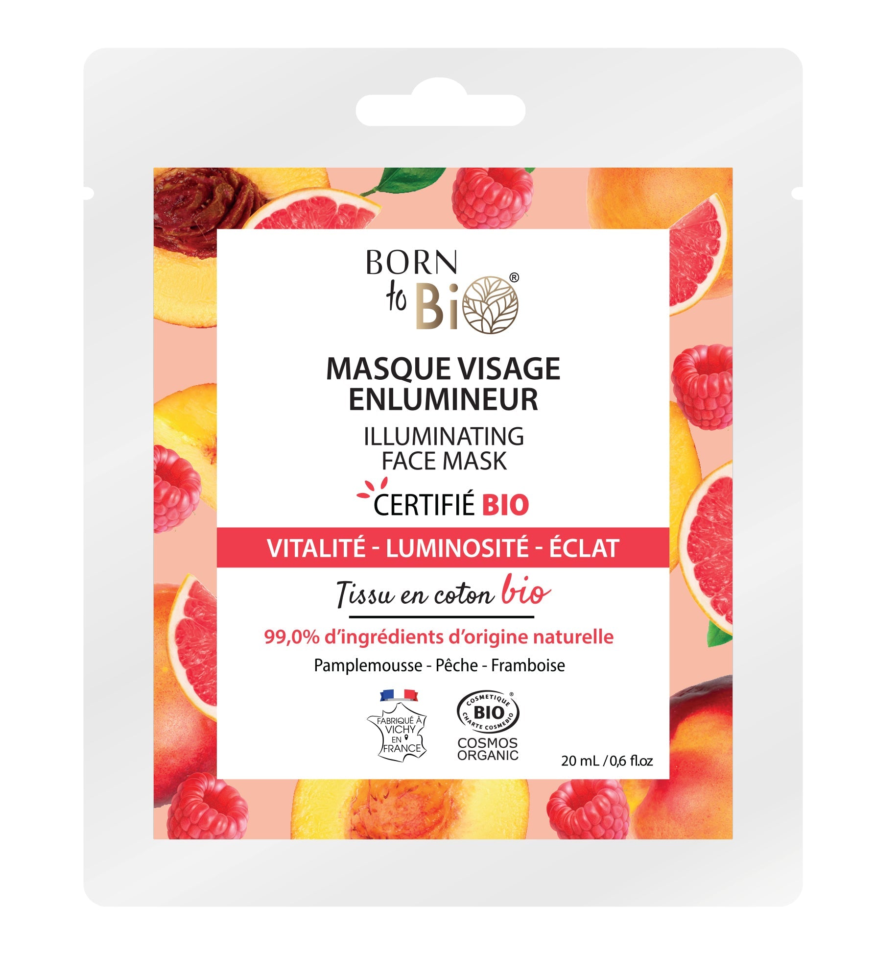 Illuminating Cotton Face Mask - Certified Organic