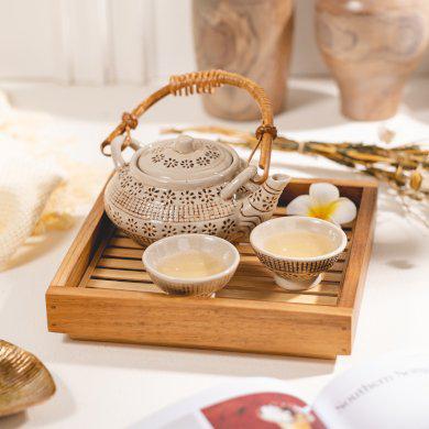 Multifunction Small Tray - Teak/Bamboo