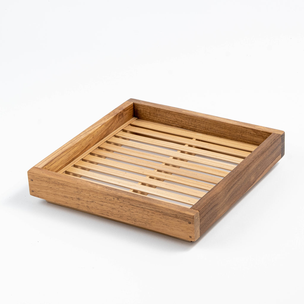 Multifunction Small Tray - Teak/Bamboo