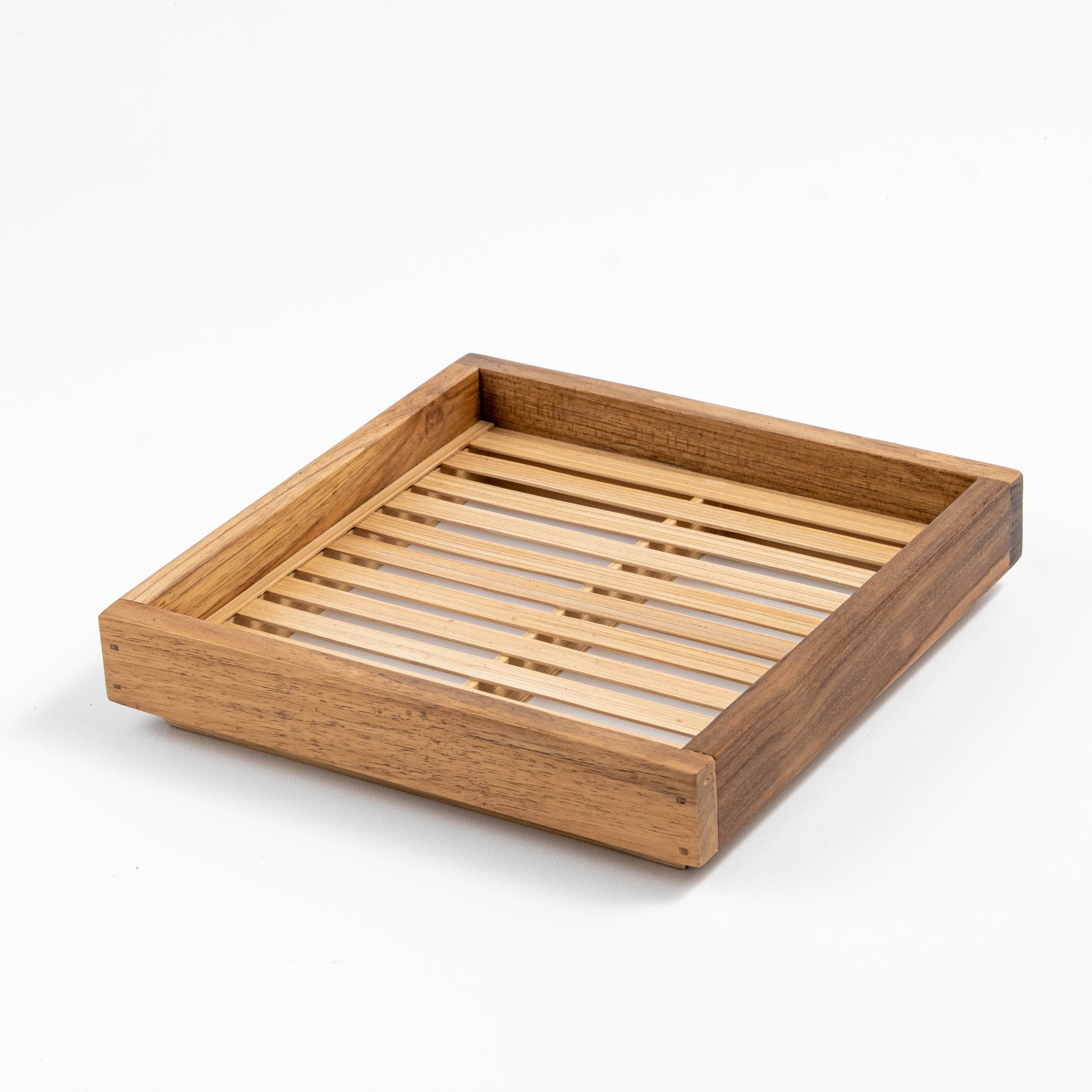 Multifunction Small Tray - Teak/Bamboo