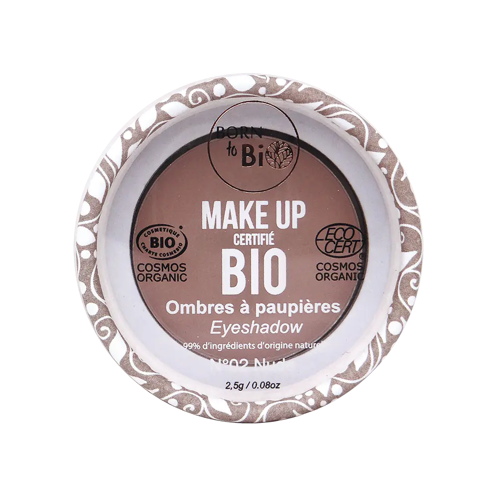Certified Organic Eye Shadows - 6 colours