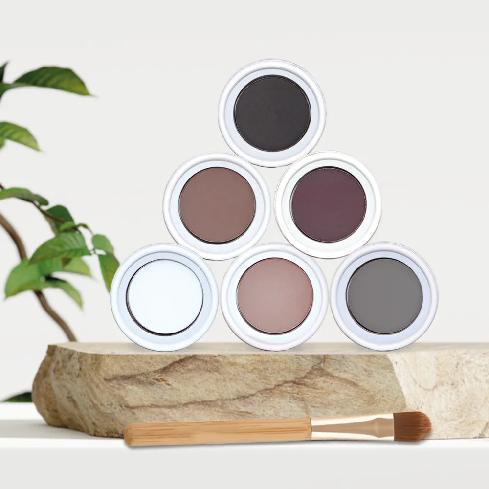 Certified Organic Eye Shadows - 6 colours