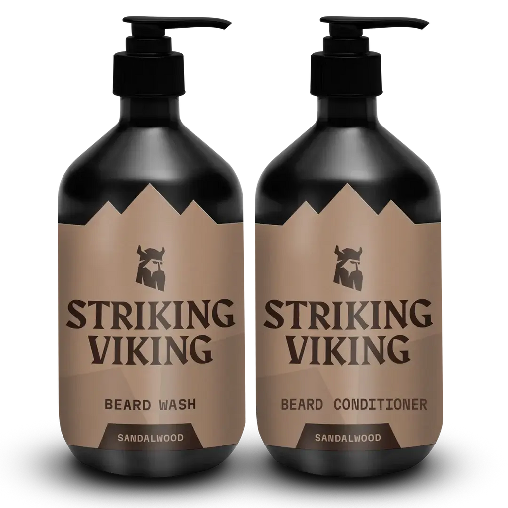 Beard Shampoo & Conditioner Set - Sandalwood, 2 x 300 ml