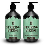 Beard Shampoo & Conditioner Set - Tea Tree & Biotin, 2 x 300 ml