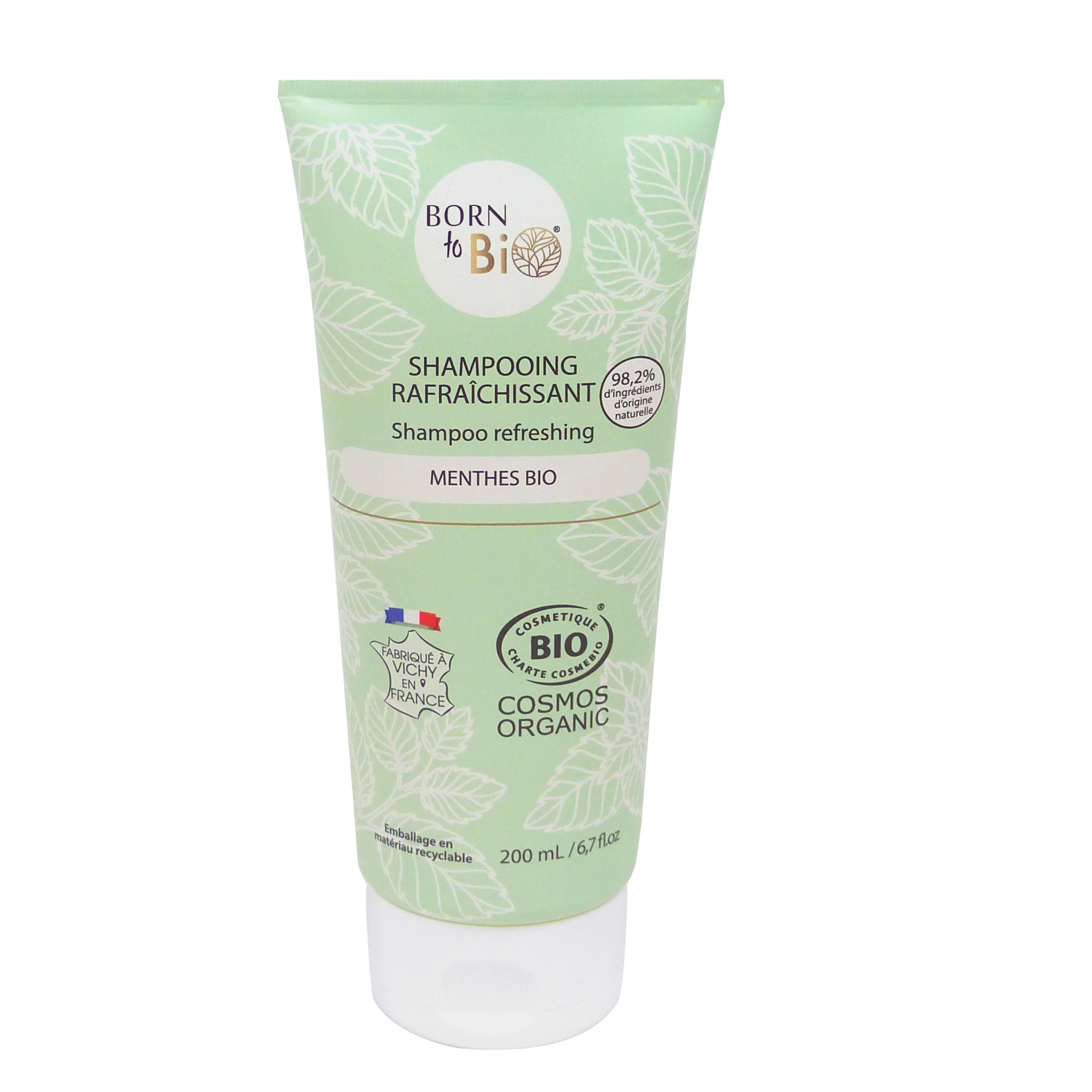 Organic ♻️ Spearmint Refreshing Shampoo – Certified Organic, 200ml