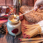 Extra Long Vegan Matches (18 cm) – Set of 50 | STANZA Artigiana