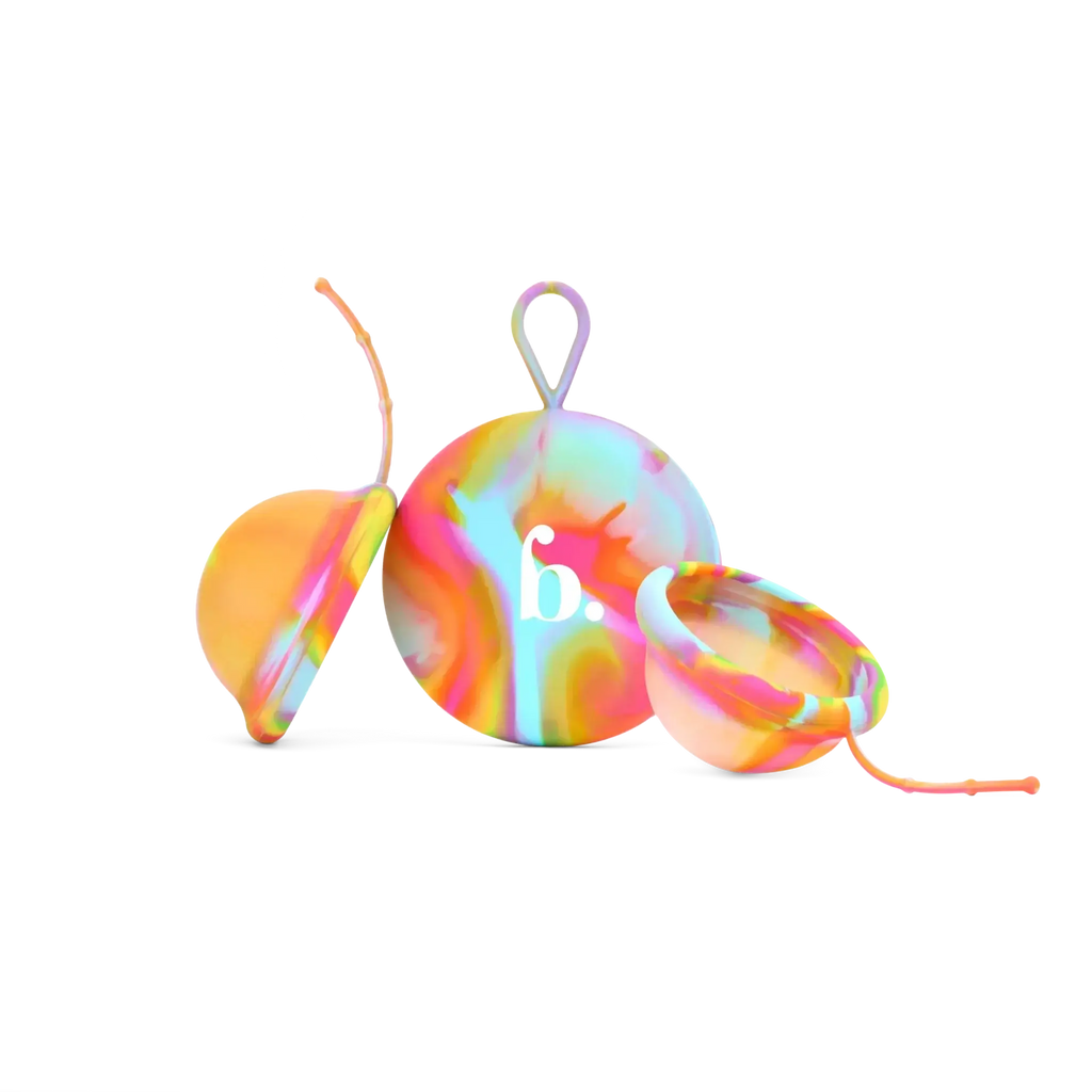 Menstrual Discs with String | Rainbow Edition 🌈