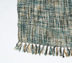 Hand-Knitted Ocean-Inspired Throw Blanket