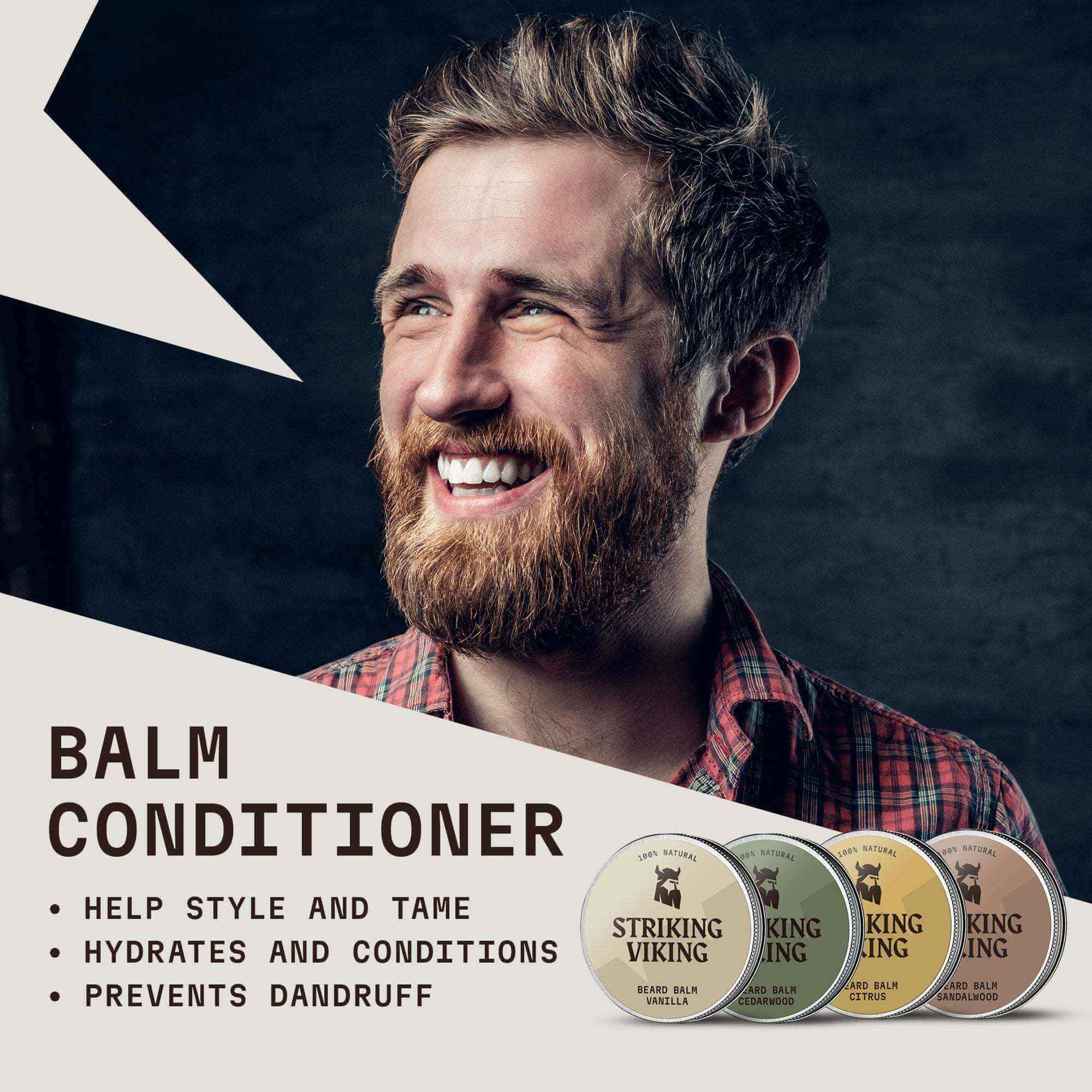 Beard Balm Variety - 4 Pack Set