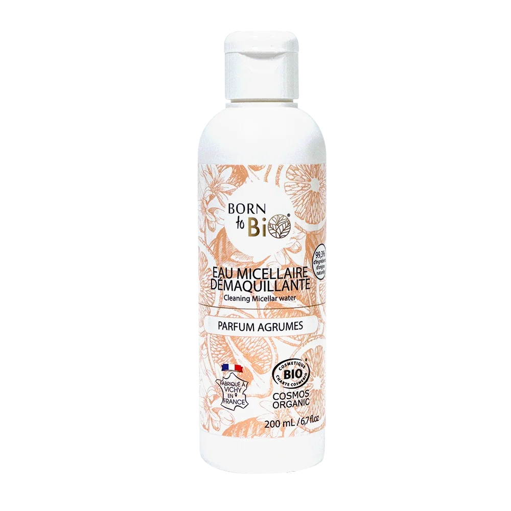 Citrus Micellar Cleansing Water 200mL - Certified organic